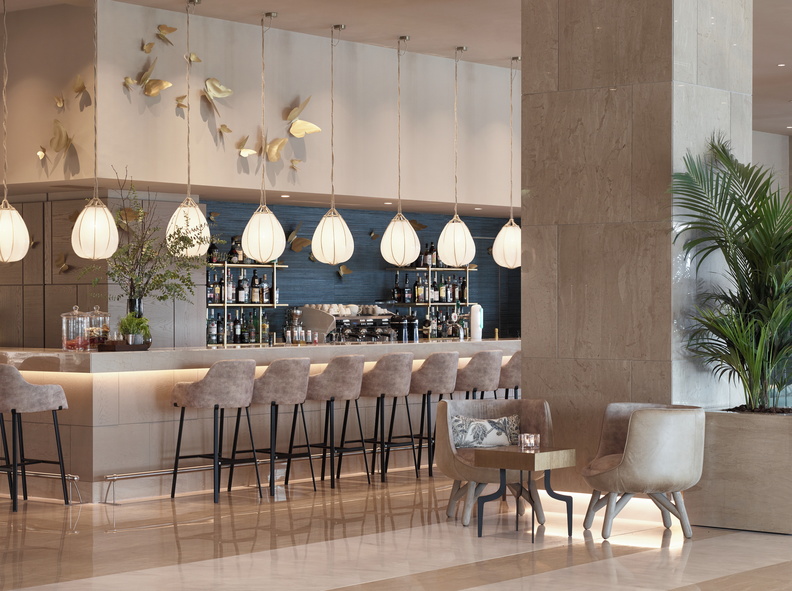 Tiara Holidays - Ikos Dassia - sky lobby bar